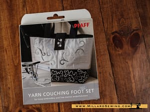 Yarn Couching Foot Set for Low Shank Sewing Machines By Pfaff
