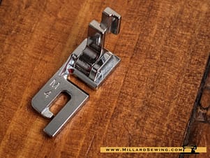 Felling Foot, 4MM Hinged for Low Shank Sewing Machines