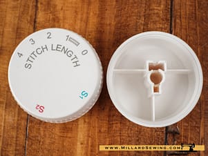 Dial, Stitch Length for Singer Model 3333 & 3342 Sewing Machines