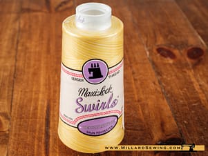 Maxi Lock Thread Swirls 3000yd in Lemon Chiffon