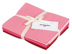 Cotton Fabric, Fat Quarter Bundle, Red Hues by Brewer