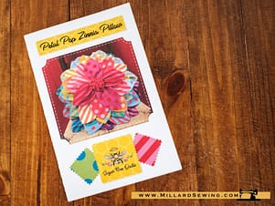 Petal Pop Zinnia Pillow Pattern
