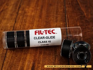Bobbin, Clear Glide (Polyester), Pre-Wound Plastic 15 Class by Fil-Tec 8 Pack Available in Multiple Colors