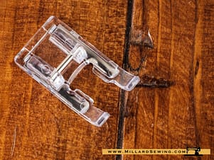 Open Toe Satin Stitch Foot for Elna Sewing Machines