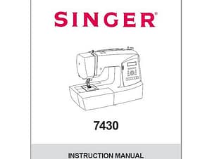 Singer Model 7430 Reference Manual