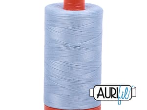 50wt Cotton Thread in 2710 Light Robbins Egg by Aurifil