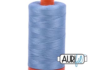 50wt Cotton Thread in 2720 Light Delft Blue by Aurifil