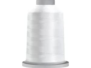 40wt Polyester Thread in 10002 Super White by Glide
