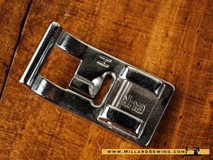 Net Curtain Foot for Snap-O-Matic Mount Sewing Machines by Elna