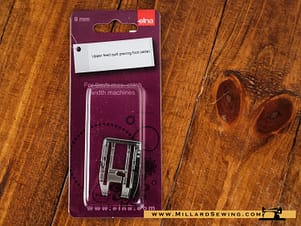 Seam Foot (1/4") with Guide Blade for Elna and Janome Sewing Machines with IAF (Dual Feed System)