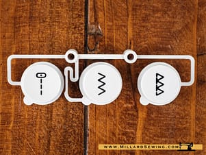 Function Select Keys, Straight Stich-Zig Zag-Overcast for EverSewn Sparrow 20