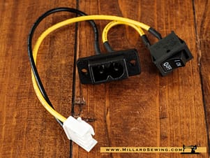 Receptacle & Switch Assembly for EverSewn Sparrow 20, Sparrow 25, & More