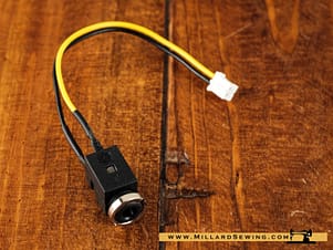 Foot Controller Receptacle for EverSewn Sparrow QE