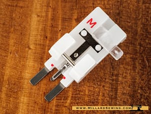 Button Sew On Foot (G) for Babylock, Brother & Simplicity Sewing Machines