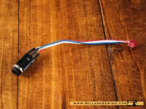 Foot Controller Receptacle for BabyLock BLMVR Verve Sewing Machine