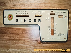 Singer 457 Stylist Face Plate