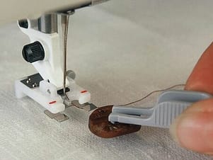 Button Sewing Foot with Placement Tool for Most Husqvarna Viking Sewing Machines