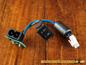 Power Switch Assembly, Complete For EverSewn Sparrow QE