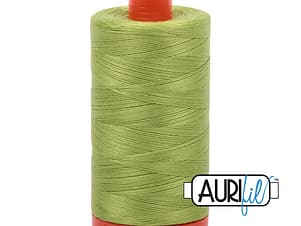 50wt Cotton Thread in 1231 Spring Green by Aurifil