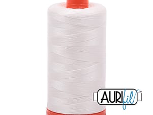 50wt Cotton Thread in 2026 Chalk by Aurifil