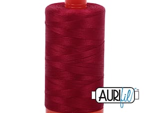 50wt Cotton Thread in 2260 Red Wine by Aurifil