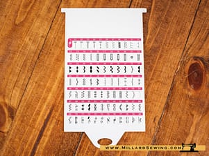 Pattern Plate for EverSewn Sparrow 20