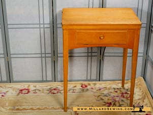 Sewing Machine Cabinet for Flat Bed Machines, Model 72 By Singer