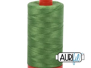 50wt Cotton Thread in 1114 Grass Green by Aurifil
