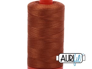50wt Cotton Thread in 2155 Cinnamon by Aurifil