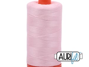 50wt Cotton Thread in 2410 Pale Pink by Aurifil