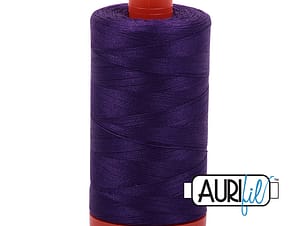 50wt Cotton Thread in 2545 Medium Purple by Aurifil