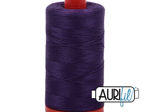 50wt Cotton Thread in 2582 Dark Violet by Aurifil