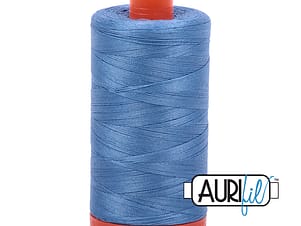 50wt Cotton Thread in 2725 Light Wedgewood by Aurifil