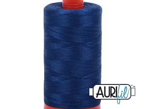 50wt Cotton Thread in 2780 Dark Delft Blue by Aurifil