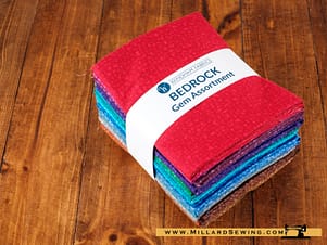 Cotton Fabric, Fat Quarter Bundle, Baum Bedrock Tonal by Windham Fabrics