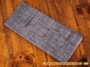 Fat Quarter (Cotton) Medium Gray Textured Print