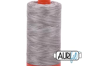 50wt Cotton Thread in 4670 Silver Fox by Aurifil