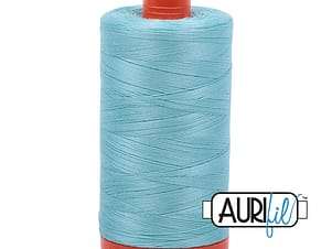 50wt Cotton Thread in 5006 Light Turquoise by Aurifil