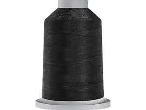 40wt Polyester Thread in 11001 Black by Glide