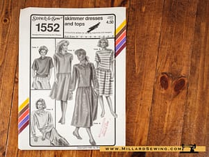 Dress & Top Pattern 1552 by Stretch&Sew