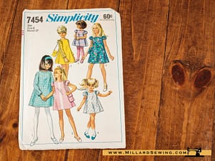Dress Pattern 7454 by Simplicity