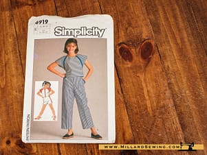 Outfit Pattern 6919 by Simplicity