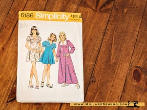 Dress Pattern 6186 by Simplicity