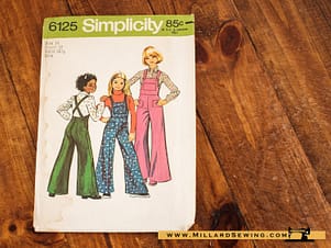 Overalls Pattern 6125 by Simplicity