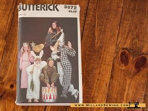 Butterick 3372 Halloween Costumes