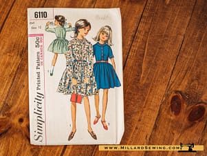 Dress Pattern 6110 by Simplicity