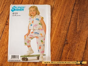 Top and Pants Pattern 8111 by Super Saver