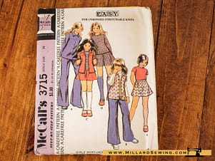 Shirt-Jacket, Top, Skirt, & Pants Pattern 3715 by McCall's