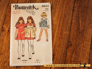 Dress Pattern 6644 by Butterick