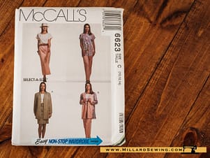 McCall's 6623 (1993) Misses' Cardigan, Tunic, Top, Skirt & Pants
